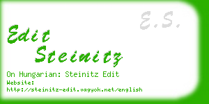 edit steinitz business card